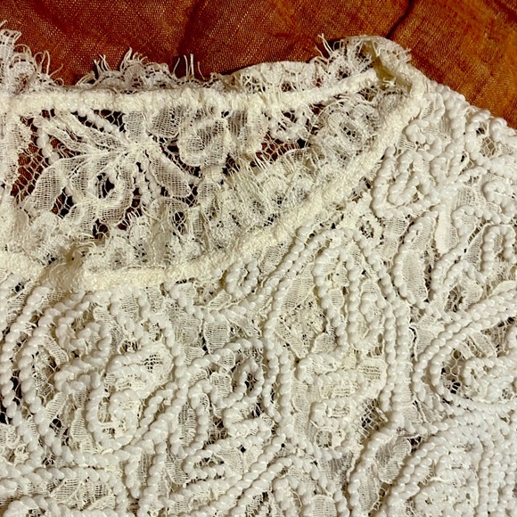 Lace Cropped Wedding Top - Picture 3 of 3